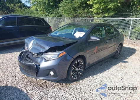 2016 Toyota Corolla S Plus z USA, uszkodzony, nr VIN 5YFBURHE6GP527669